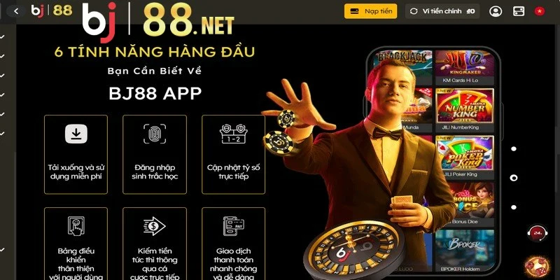 Tải app BJ88 mang đến trải nghiệm đỉnh cao cho người chơi trực tuyến